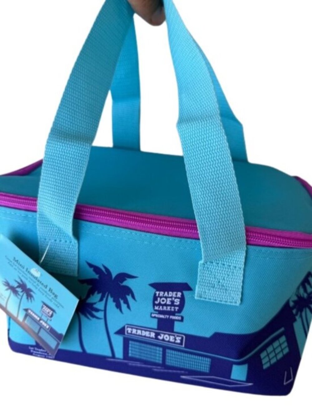 🆕 NWT 💙 Trader Joe’s Mini Insulated Bag ✨ Collectible & Out of Stock!